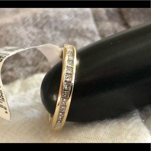 1/4 CTTW 10k Diamond Eternity Ring Band Gold